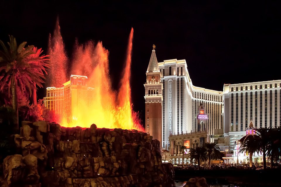 Best places to visit - The Volcano at the Mirage